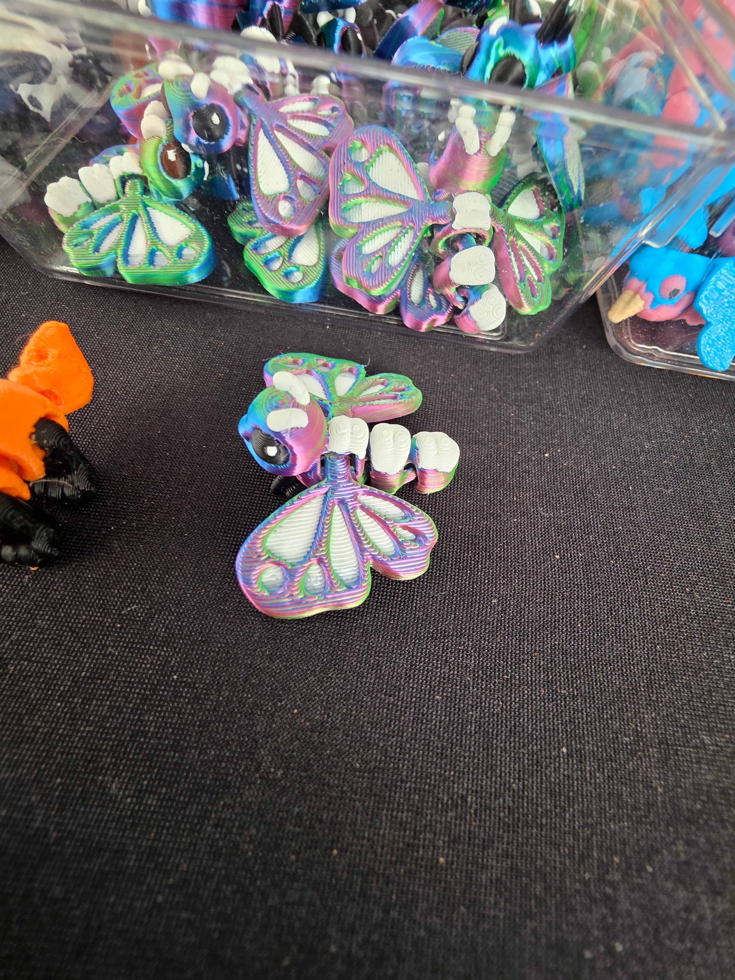 Tiny Rainbow Butterfly