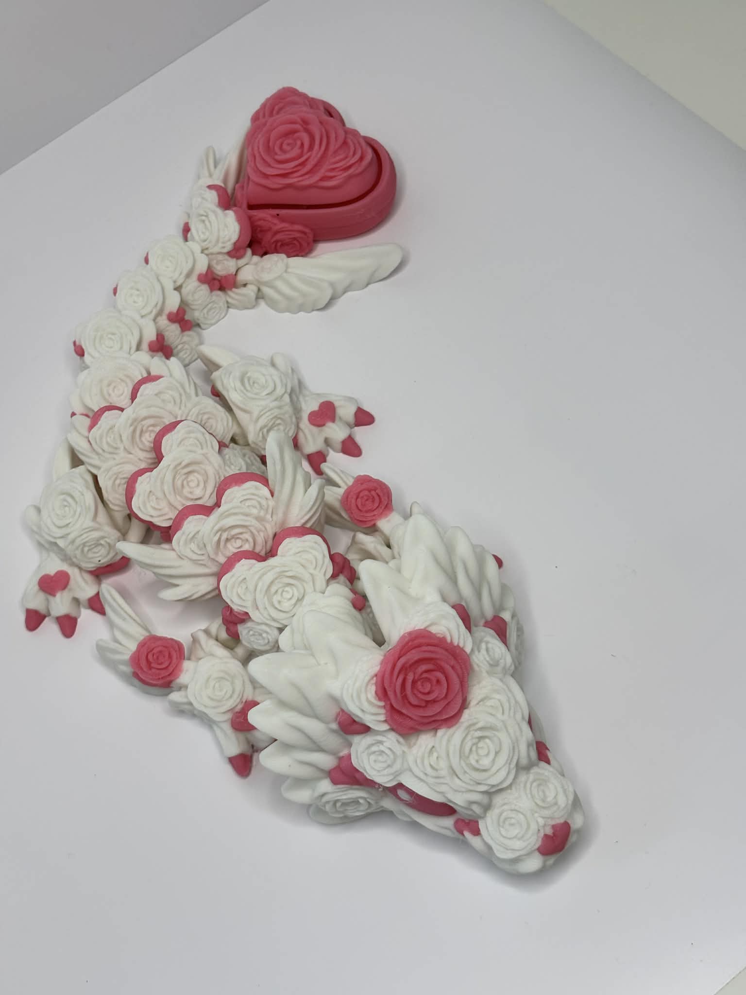 Rose Dragon- Large w/ clicker 3d printed item