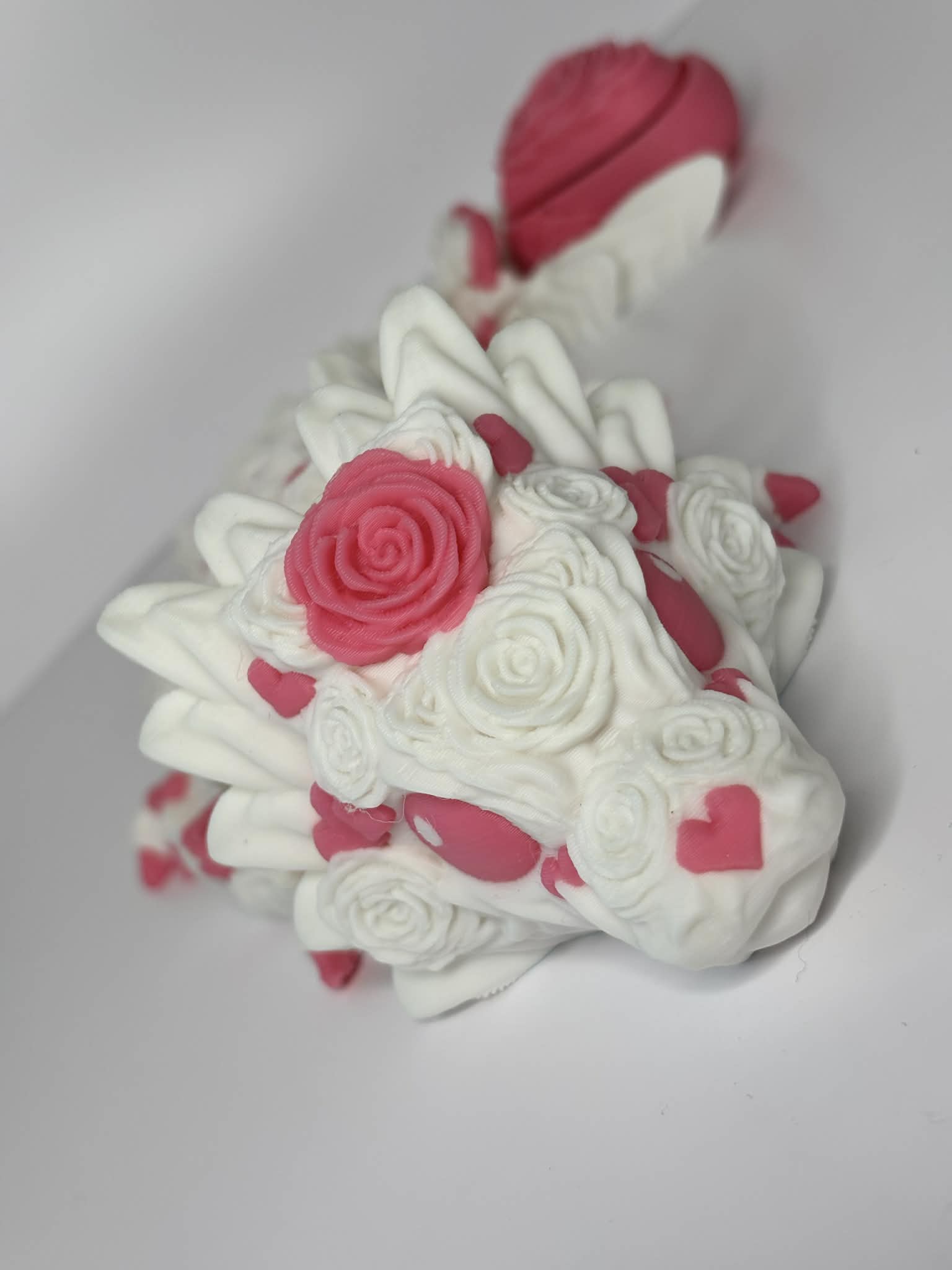 Rose Dragon- Large w/ clicker 3d printed item